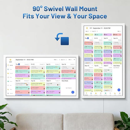 32 Inch Digital Calendar, Electronic Chore Chart, Smart Weekly and Monthly - Image 7