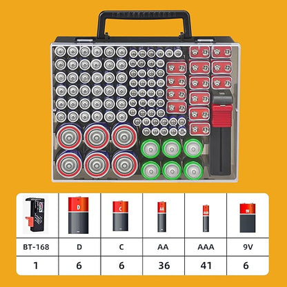 RISOU Battery Organizer Storage Case, Stores More Than 95 Batteries - Image 2