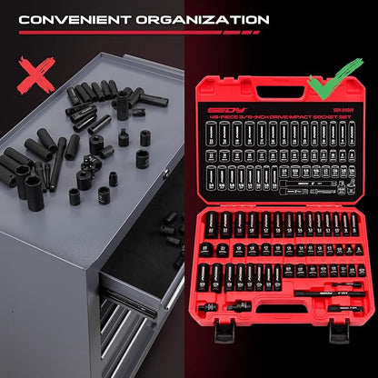 3/8" Drive Impact Socket Set - Image 7