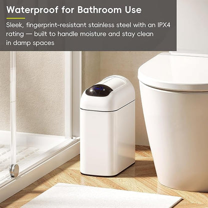 EKO Astro Slim Sensor Trash Can, 10L / 2.6 Gallon Touchless Garbage Bin - Image 4