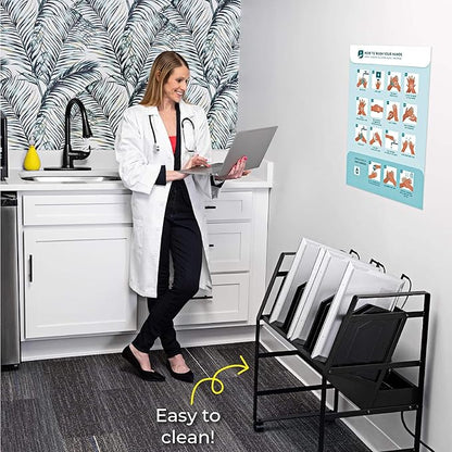Line Leader 16-Device Mobile Charging Station | Steel Rolling Cart - Image 7
