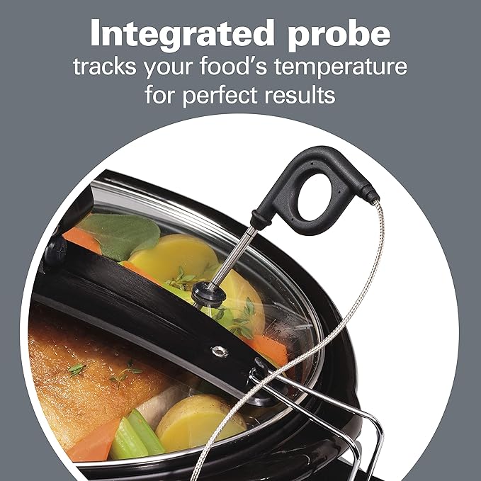 Hamilton Beach Portable 6 Quart Set & Forget Digital Programmable Slow Cooker - Image 2