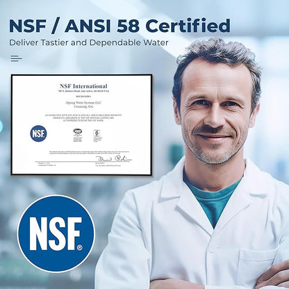 iSpring RO500AK-BN Reverse Osmosis Water Filter, NSF 58 Certified, 500 GPD - Image 2