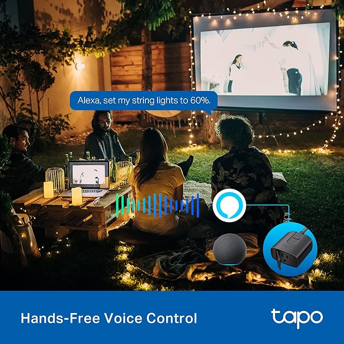 Tapo Outdoor Smart Dimmer Plug for Outdoor Lights, App Control, IP65 Weather - Image 10
