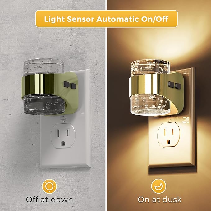 L LOHAS LED 3CCT Night Lights Plug into Wall, 3000K/4000k/5000K Adjustable - Image 3