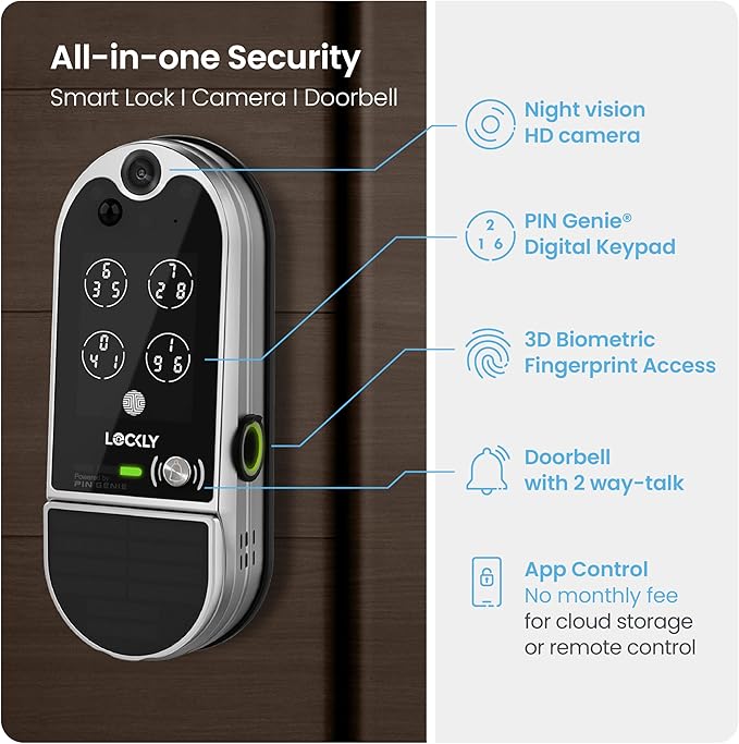 Lockly Vision Elite Video Smart Lock - Image 2