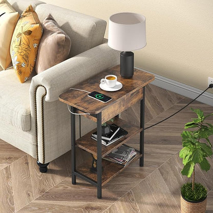 LIDYUK Set of 2 Brown End Tables - Image 2
