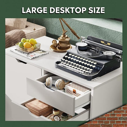 DEVAISE 5-Drawer Wood Drawer Cabinet, Office Storage Cabinet - Image 8