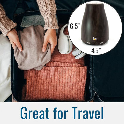 HealthSmart Essential Oil Diffuser, Cool Mist Humidifier and Aromatherapy - Image 7