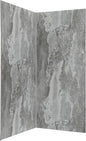 Palisade 78in x 36in x 36in Waterproof Vinyl Corner Shower Surround Kit by PalisadeWallTilesandPlanks