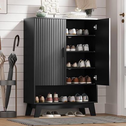 Shoe Cabinet Storage for Entryway by HUANLEGO