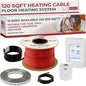 LuxHeat 120sqft Floor Heating Cable Kit - 240v Electric Heated Floor System - by LuxHeat