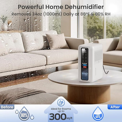 Dehumidifier for Home, Dehumidifiers for Bathroom, Living room, Closet - Image 2