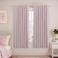 KOUFALL Pink Curtains 100% Blackout 2 Panels by KOUFALL