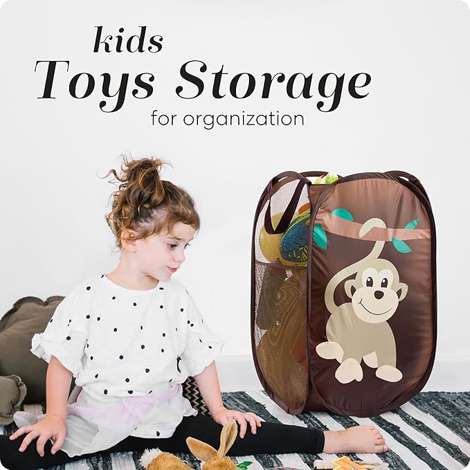 Handy Laundry Collapsible Mesh Pop Up Hamper - Image 6