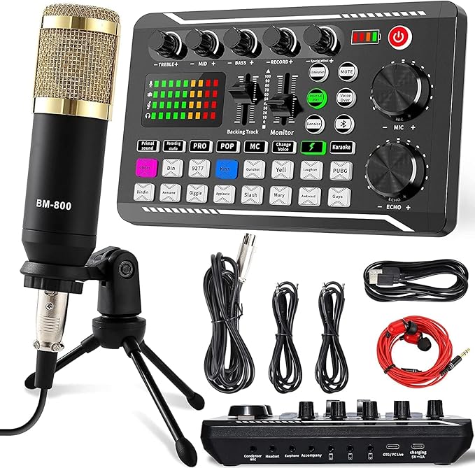 Podcast Equipment Bundle, SINWE Condenser Microphone by SINWE