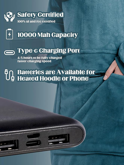 MAXEVE Heated Wearable Blanket Hoodie - Image 8