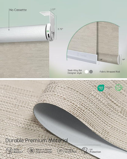 Yoolax Smart Coupled Roller Shades Compatible - Image 6