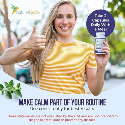 Nature's Nectar Anxiety and Stress Relief Supplements – Keep Calm Capsules - Image 7