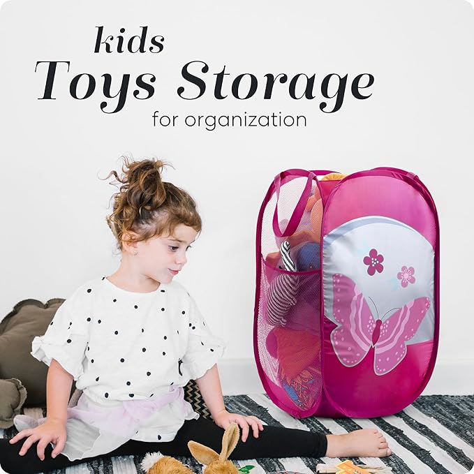 Handy Laundry Collapsible Mesh Pop Up Hamper - Image 6