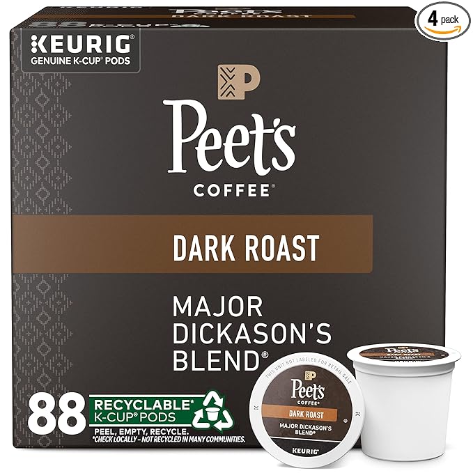 Peet's Coffee, Dark Roast Keurig K-Cup Pods by Peet%E2%80%99sCoffee