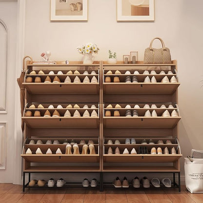 AVZEAR Narrow Shoe Storage Cabinet - Image 6