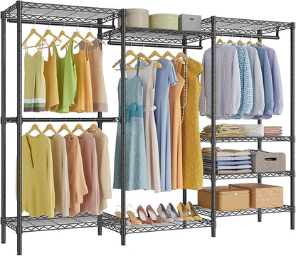 VIPEK V5 Plus Large Portable Closet Rack Freestanding Wardrobe Closet, 85.4" L by VIPEK