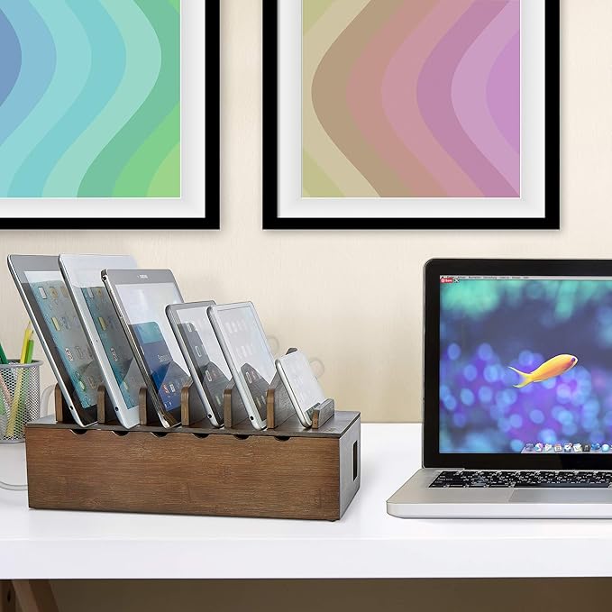 Prosumer's Choice Multi Device Charging Station Wood - Image 2