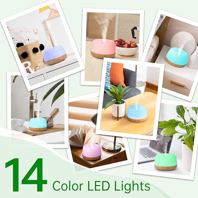 ASAKUKI Essential Oil Diffuser, 300ml Ultrasonic Aromatherapy Oil Humidifier - Image 3