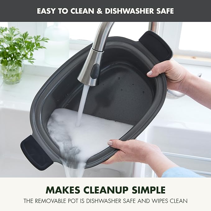 GreenPan Elite 14-in-1 Nonstick 6QT Electric Slow Cooker, PFAS-Free Ceramic - Image 7