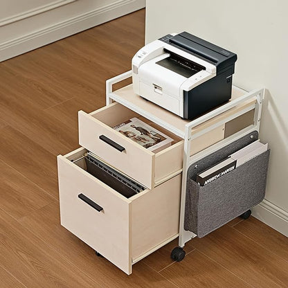 EUREKA ERGONOMIC 2-Drawer Mobile File Cabinet - Image 4