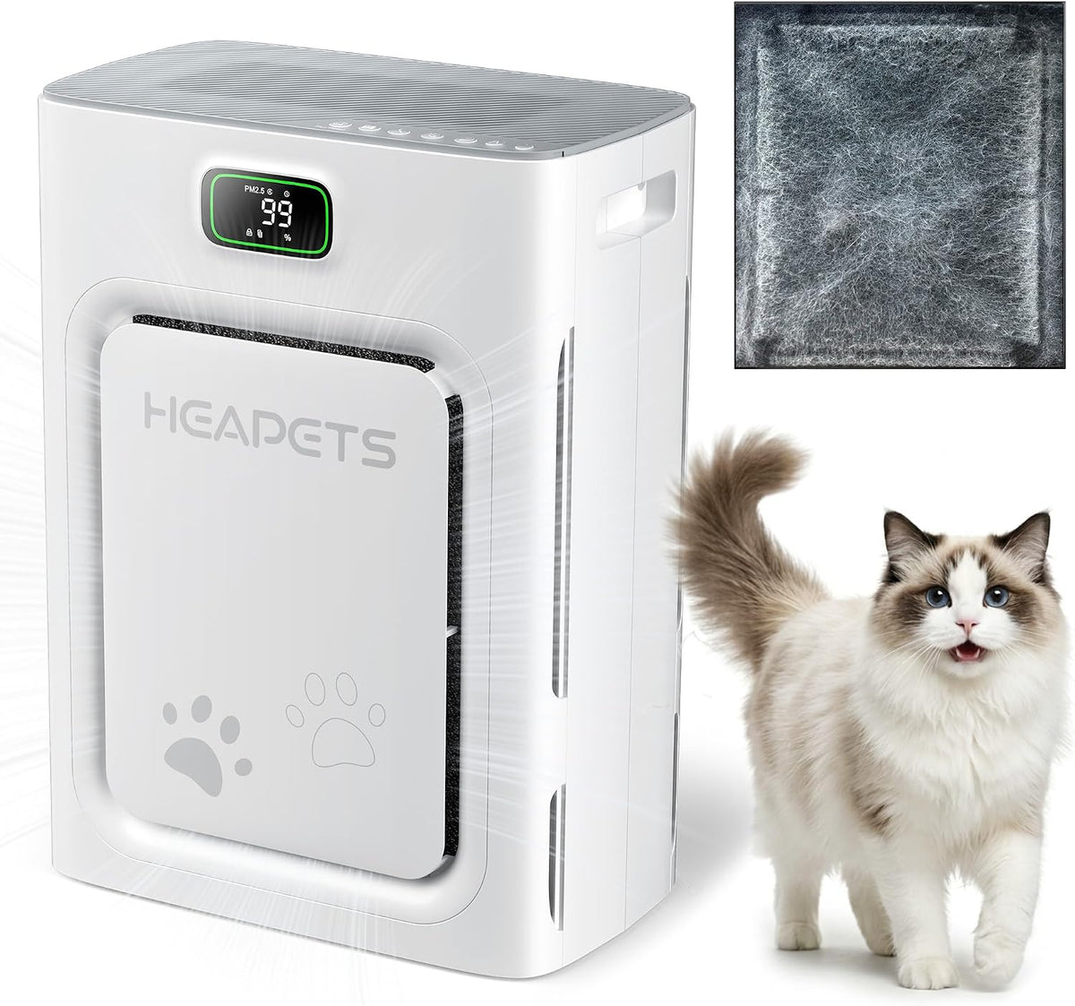 pet air purifier for home large room 2500, main product view