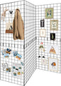 Koretech Grid Wall Panels 3 Pcs, Commercial Grade Gridwall Panels, Metal Grid by Unknown