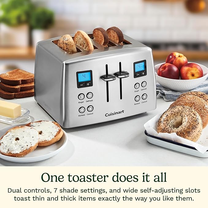 Cuisinart 4 Slice Countdown Motorized Toaster, Compact Design - Image 3