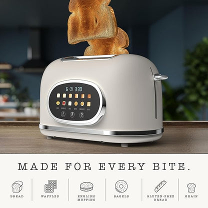 Rae Dunn Retro Digital Electric Toaster, 2 Slice Stainless Steel Toaster - Image 3