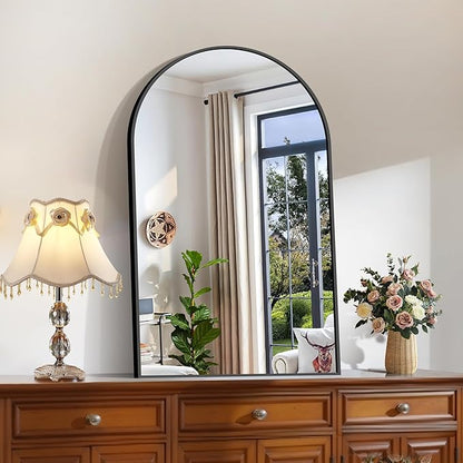 CIRCUMI Arched Wall Mirror, Metal Frame, Large Size - Image 2
