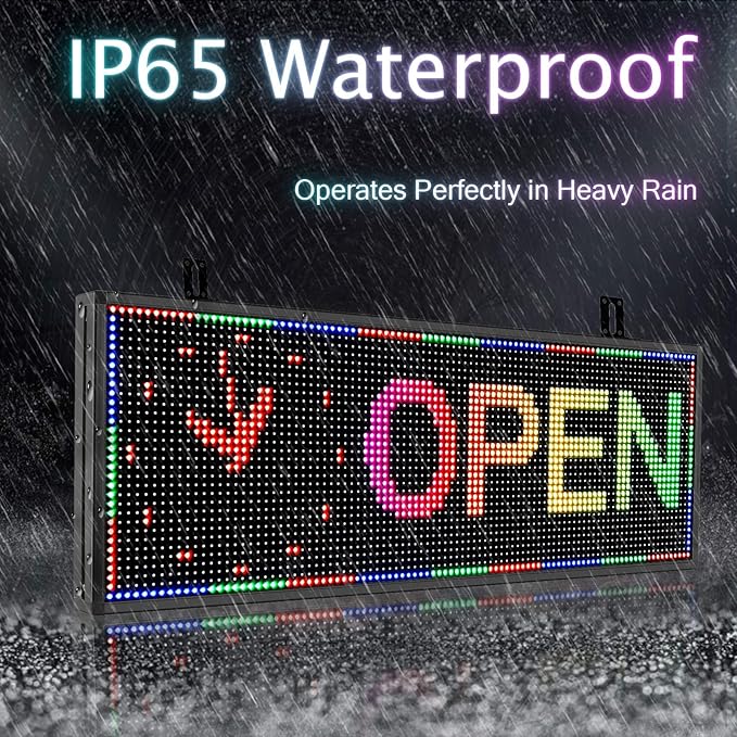 P10 Scrolling Led Sign Programmable Display Digital Sign Outdoor Message Board - Image 2