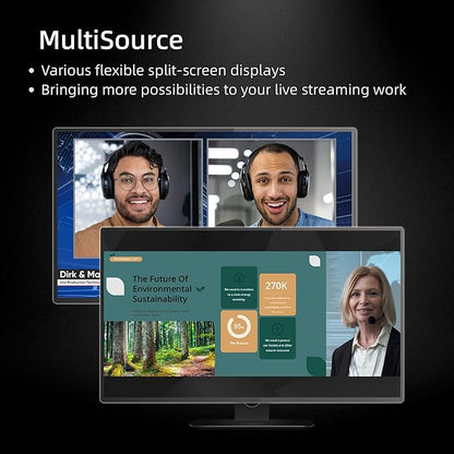 Osee GoStream Deck Pro HDMI Live Stream Switcher, Video Mixer Switcher 6 HDMI - Image 4