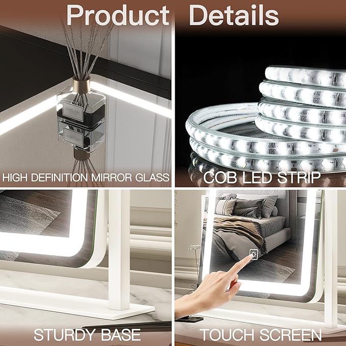 FENNIO Vanity Mirror with Lights - Image 8