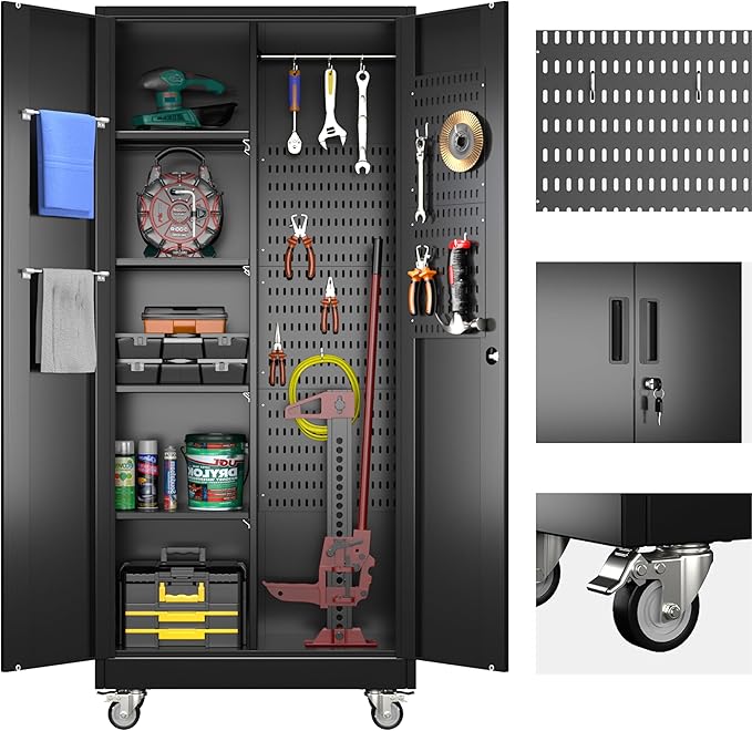 Broom Closet Storage Cabinet by REEMOON