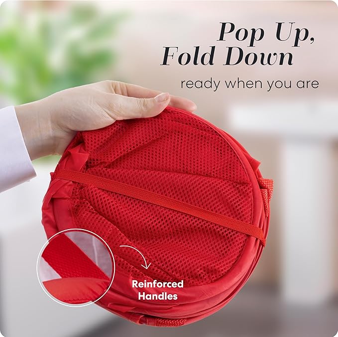 Handy Laundry Collapsible Mesh Pop Up Hamper - Image 3