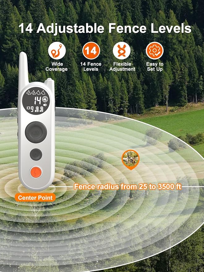 MIMOFPET Wireless Dog Fence for 2 Dogs - Image 5