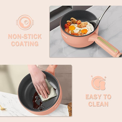 TOPWIT Hot Pot Electric,  Electric Pot, Portable Non-Stick Portable Cooker - Image 6