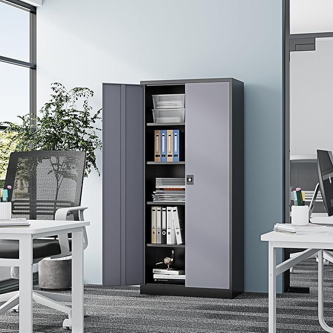 Metal Storage Cabinet-72” Tall Steel File Cabinets - Image 7