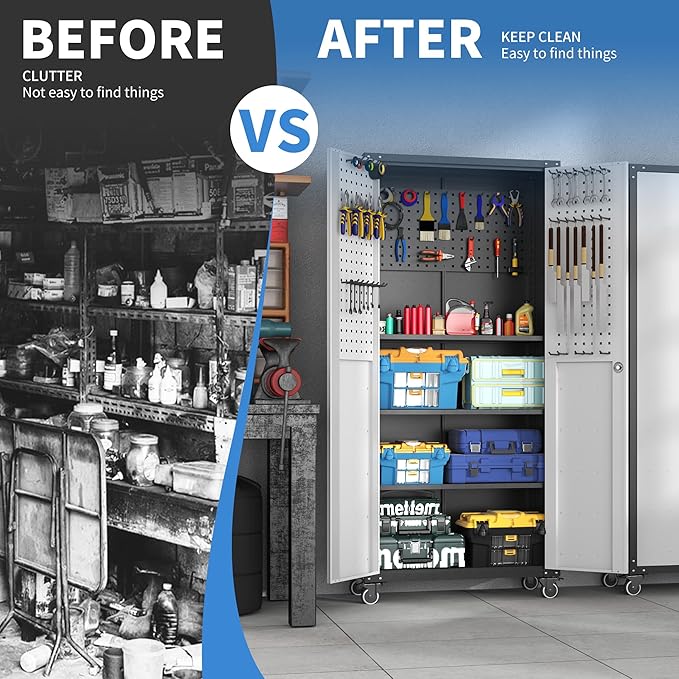 Garage Metal Storage Cabinet - Image 5