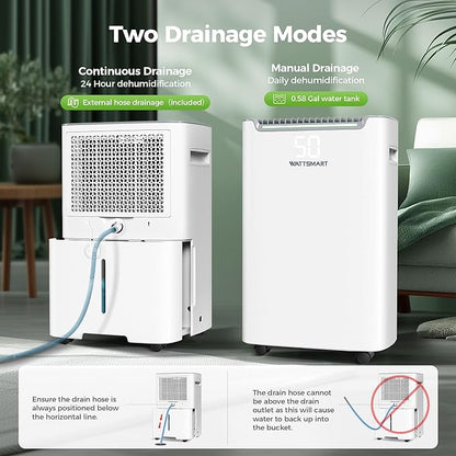 4, 500 Sq.Ft Dehumidifier for Basement - Image 7