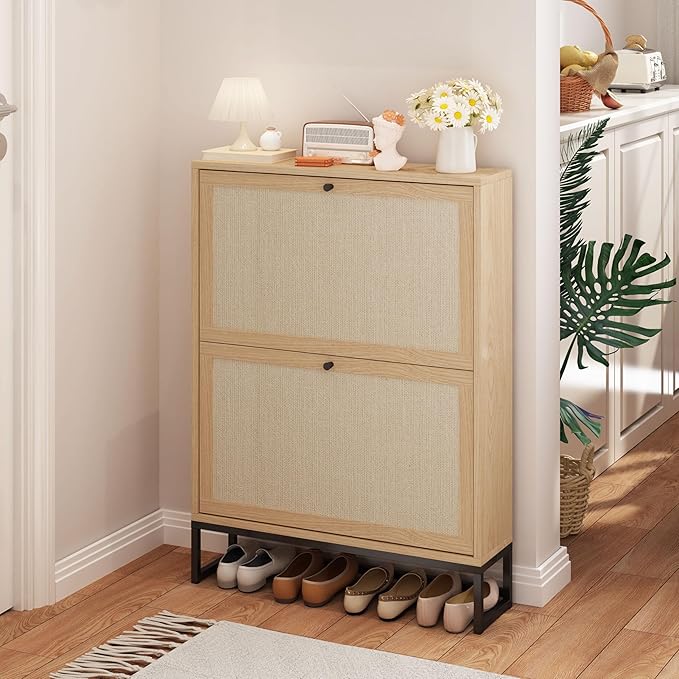 AVZEAR Narrow Shoe Storage Cabinet by AVZEAR