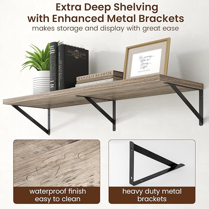 Axeman Deep Floating Shelves - Image 5