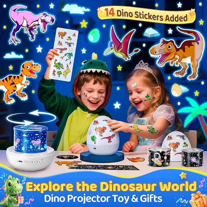Dinosaur Toys for Kids 3-5 | 15 Sleeping Sounds+12HD Films+7 - Image 5