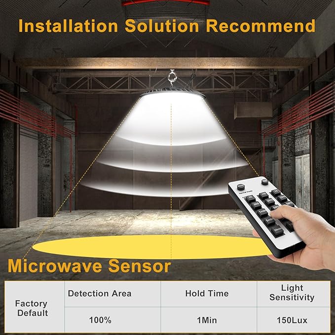 ACOHOOK Smart 200W HIgh Bay LED Lights - Image 5
